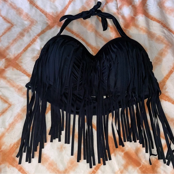 Fringed Two Piece Swimsuit - Picture 3 of 6